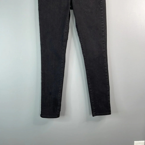 LEVIS 720 Skinny Jeans Black Denim Red Tab Black Tag Mid Rise Stretch Size 28 - Picture 4 of 11